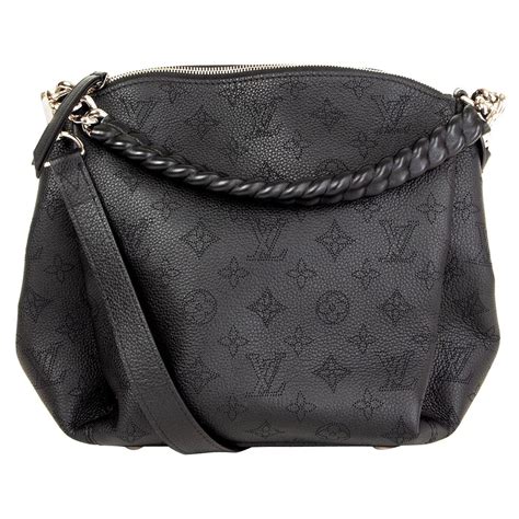 louis vuitton babylone chain bb mahina|LOUIS VUITTON Mahina Babylone Chain BB Black.